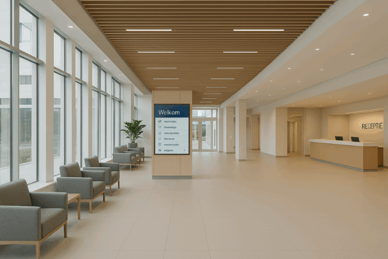 Современный интерьер бельгийской больницы