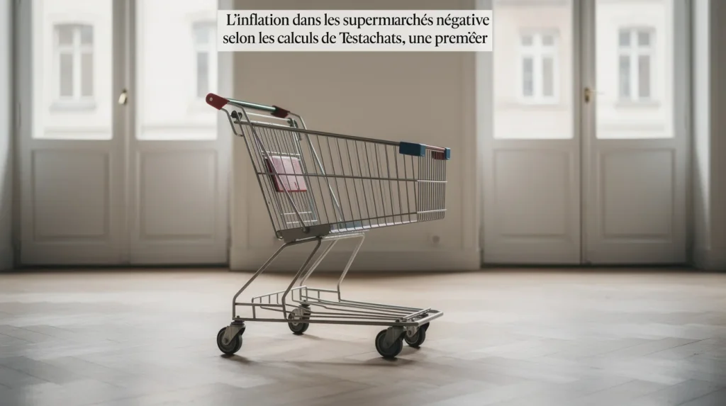 Инфляция в супермаркетах Бельгии впервые стала отрицательной
