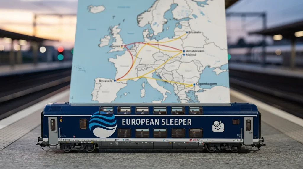 European Sleeper запустит ночной поезд из Брюсселя в Копенгаген и Мальмё в 2028 году