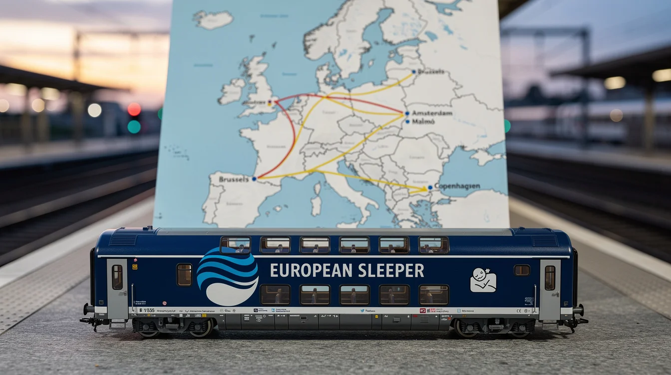 European Sleeper запустит ночной поезд из Брюсселя в Копенгаген и Мальмё в 2028 году